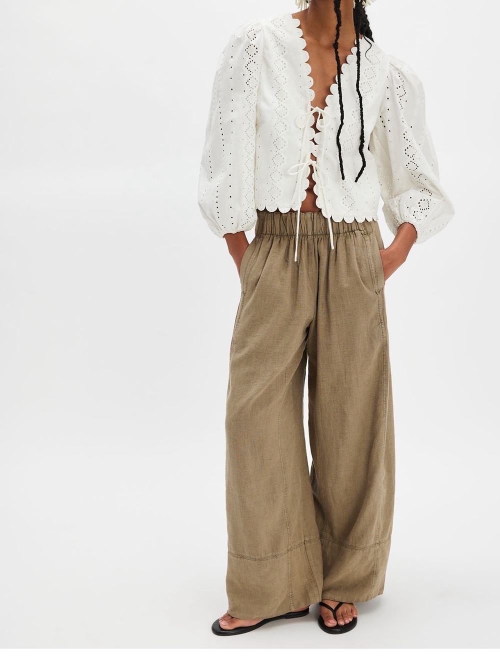 FP Days End Linen Pull On Pants